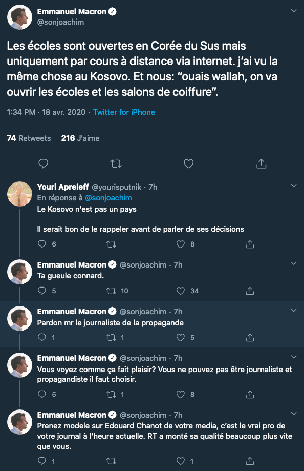 Le député ex-LREM Joachim Son-Forget usurpe l'identité d'Emmanuel Macron sur Twitter