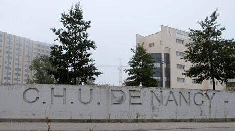 Cette photographie prise le 14 septembre 2018 montre le Centre universitaire de santé - Hôpitaux de Brabois à Vandoeuvre-lès-Nancy, dans l'est de la France (image d'illustration).