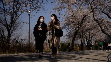 Des habitantes de Séoul se promenant (image d'illustration)