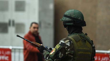 Un membre des forces de l'ordre égyptiennes fin janvier, au Caire (image d'illustration).