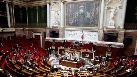 L'Assemblée nationale à Paris le 12 mai 2020.