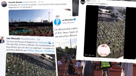 Fin du ramadan : plus de 2 000 musulmans célèbrent l'Aïd-el Fitr dans un stade de Levallois-Perret