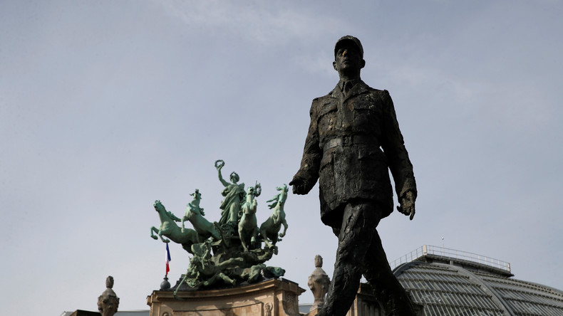 Seine-Saint-Denis : une statue du général de Gaulle dégradée à la peinture jaune