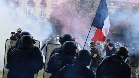 Lors de la manifestation du 16 juin, quelques violences sporadiques ont éclaté, occasionnant une prompte réaction des forces de l'ordre (image d'illustration).