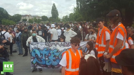 Marche blanche à Nantes un an après la mort de Steve Maia Caniço
