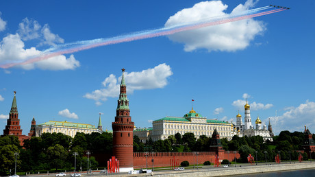 Le défilé militaire aérien du 24 juin à Moscou, image d'illustration
