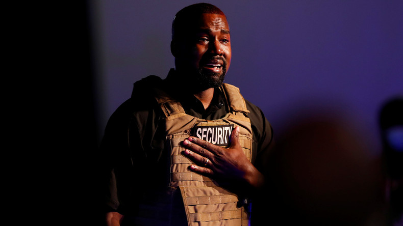 «J'ai failli tuer ma fille !» : le candidat Kanye West fond en larmes lors de son premier meeting