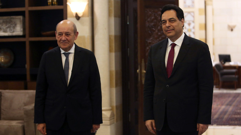 Le Drian en visite au Liban en crise : «Aidez-vous et la France et ses partenaires vous aideront»