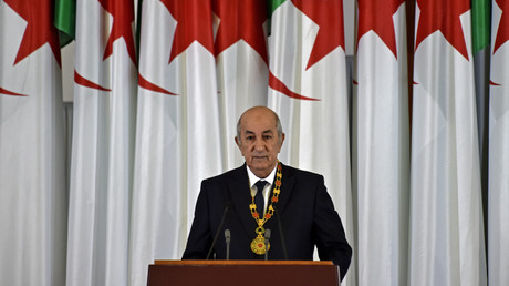 Le président algérien Abdelmadjid Tebboune à Alger, le 19 décembre 2019.
