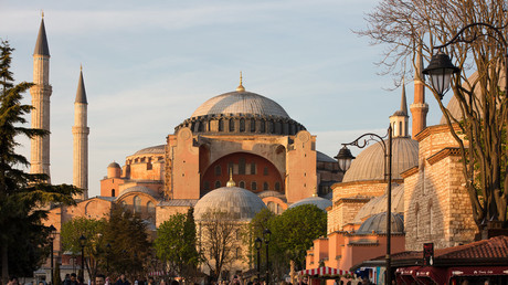 La basilique Sainte-Sophie à Istanbul, Turquie