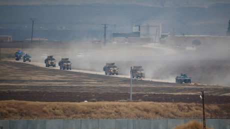 Des véhicules reviennent d'une patrouille russo-turque dans le nord de la Syrie (image d'illustration).