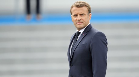 Emmanuel Macron lors du défilé du 14 juillet, à Paris, le 14 juillet 2020 (image d'illustration).