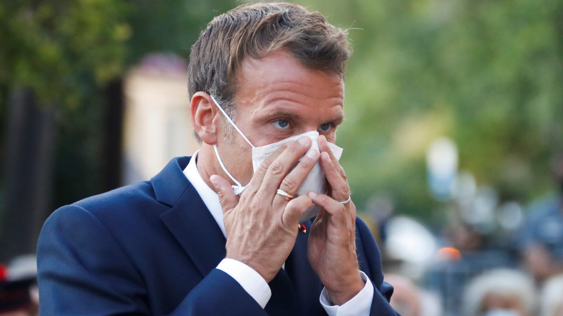 La rentrée masquée d’Emmanuel Macron