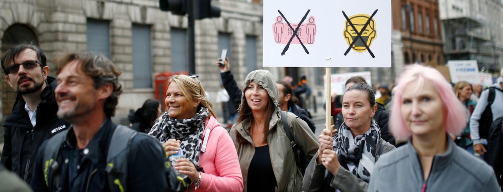 Manifestations et mouvement anti masques