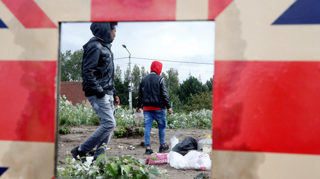 Camp de migrants le 10 juillet à Calais (image d'illustration).
