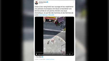 «Tire, j'ai rien à perdre» : une femme armée maîtrisée par la police municipale à Nice