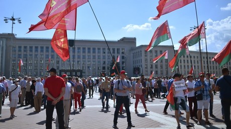 Biélorussie : une manifestation de soutien à Alexandre Loukachenko se tient à Minsk
