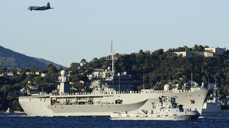 Le remorqueur français Esterel (A641) le 15 août 2014, dans la baie de Toulon, dans le sud de la France (image d'illustration).