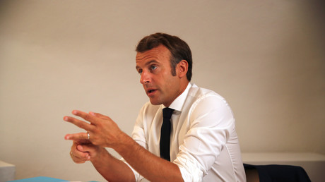 Emmanuel Macron le 11 août 2020 au fort de Brégançon (image d'illustration)
