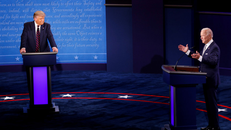 «Vas-tu te taire mec», «Rien d’intelligent» : un premier débat Trump Biden sous haute tension