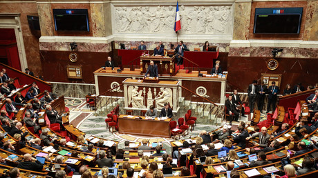 L'Assemblée nationale durant une scéance de question au gouvernement le 31 mars 2020. (Image d'illustration)