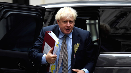 Boris Johnson devant Downing Street à Londres, le 9 septembre 2020 (illustration)
