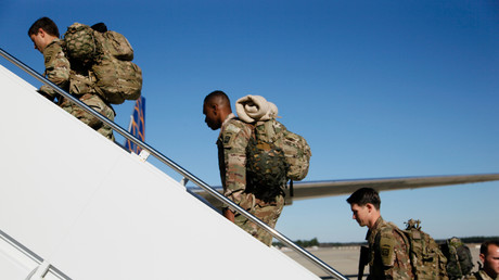 Des soldats américains à Fort Bragg (Caroline du Nord), le 5 janvier 2020 (image d'illustration).