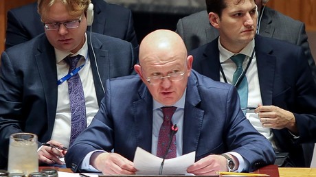Vassili Nebenzia, représentant permanent de la Russie au Conseil de sécurité de l'ONU