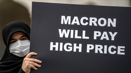 «Macron paiera cher» : manifestation en Turquie contre la republication de caricatures de Mahomet