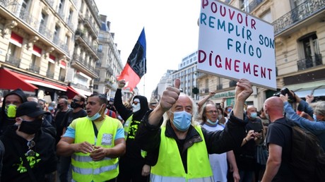 Une manifestation de Gilets jaunes, le 12 septembre 2020, à Paris (image d'illustration).