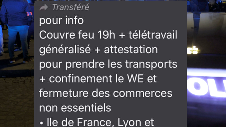 Canulars autour du couvre-feu et du reconfinement : la direction générale de la police dément