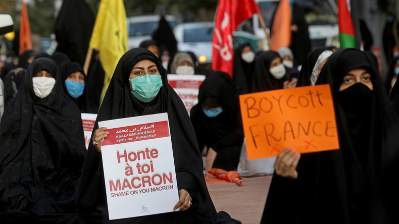 «Le diable de Paris» : un journal iranien caricature Emmanuel Macron