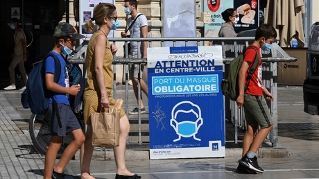 Cliché pris à Montpellier, le 25 août 2020 (image d'illustration).