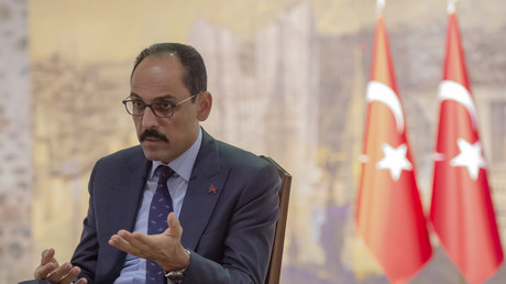 Le directeur de la communication de la présidence turque İbrahim Kalın, le 19 octobre 2019 à Istanbul (image d'illustration).
