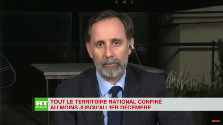 Alexis Poulin, éditorialiste, pour l'éditions spéciale sur RT France