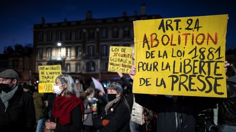 A Toulouse, mobilisation dans la rue contre la loi Sécurité globale