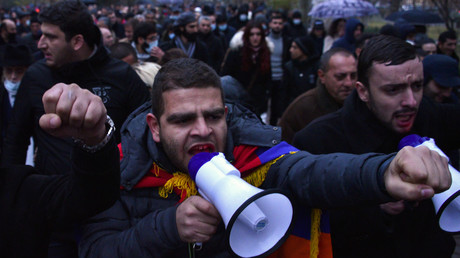 Manifestation à Erevan le 14 décembre.