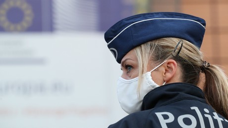 Une policière belge à Bruxelles, le 11 septembre 2020 (image d'illustration).