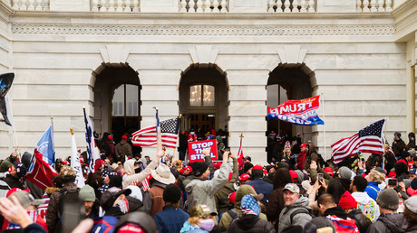 Des manifestants pro-Trump pénètrent dans le Capitole le 6 janvier 2021 (image d'illustration).