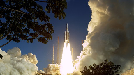 Ariane 5 au décollage en 2005 (image d'illustration).