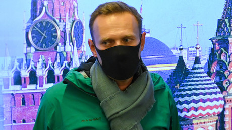 Alexeï Navalny à l'aéroport Sheremetyevo de Moscou le 17 janvier 2021 (image d'illustration).