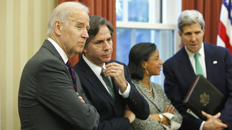 Joe Biden et Antony Blinken le 1er novembre 2013 à la Maison Blanche (image d'illustration).