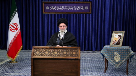 Le guide suprême iranien, l'ayatollah Ali Khamenei, à Téhéran (Iran), le 8 janvier 2021.