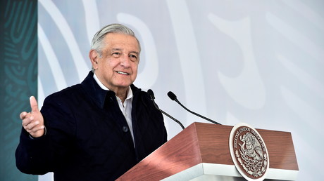 Le président mexicain Andres Manuel Lopez Obrador à San Luis Posoti, Mexique, le 24 janvier 2021. (Illustration)