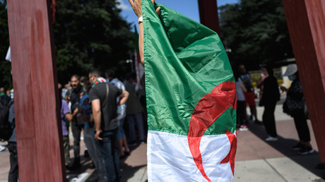 Une femme tient un drapeau algérien (image d'illustration).
