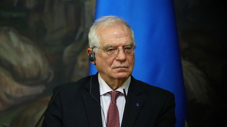 Le chef de la diplomatie de l'Union européenne (UE), Josep Borrell en visite à Moscou le 5 février (image d'illustration).