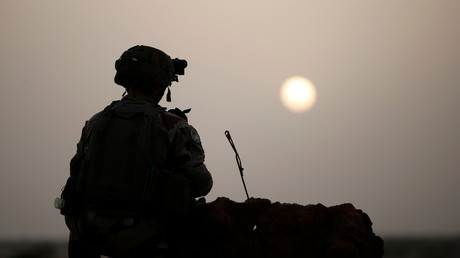 Soldat français au Mali en octobre 2017
