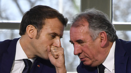 Emmanuel Macron et François Bayrou à Pau, le 14 janvier 2020 (photo d'illustration).