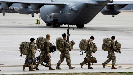 Des soldats américains avant un excercice militaire international, à Fort Bragg, Caroline du Nord, Etats-Unis, 23 janvier 2020 (image d'illustration).