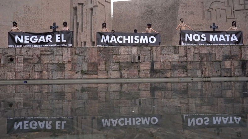 Madrid : des militantes Femen protestent contre «la pandémie de machisme»